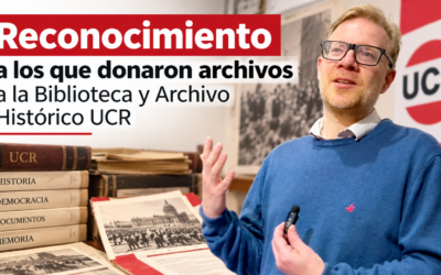La Biblioteca y Archivo UCR reconoció a los donantes de sus archivos