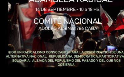 Los radicales bonaerenses convocan a un debate abierto sobre el futuro del partido